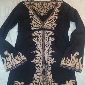 *Almost* Vintage Lucky Brand Embroidered Tunic